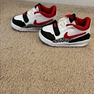 Nike Kids' Red and White Sneakers